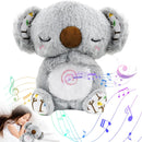 Peluche relajante para bebé que simula respiración ( koala gris )