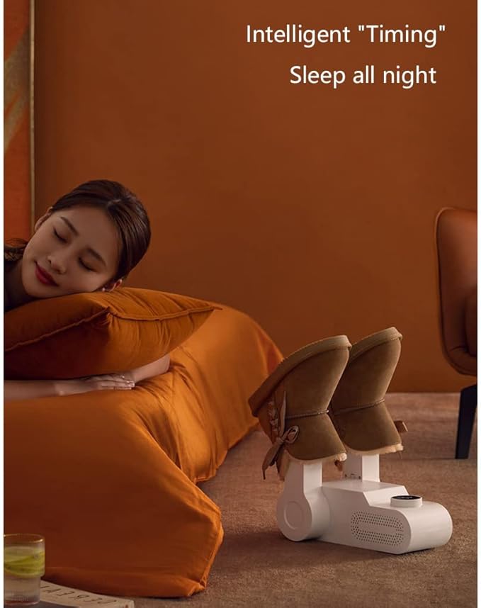 Calentador Secador de Zapatos Portátil – Zapatos Secos, Cómodos y Libres de Mal Olor!