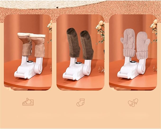 Calentador Secador de Zapatos Portátil – Zapatos Secos, Cómodos y Libres de Mal Olor!