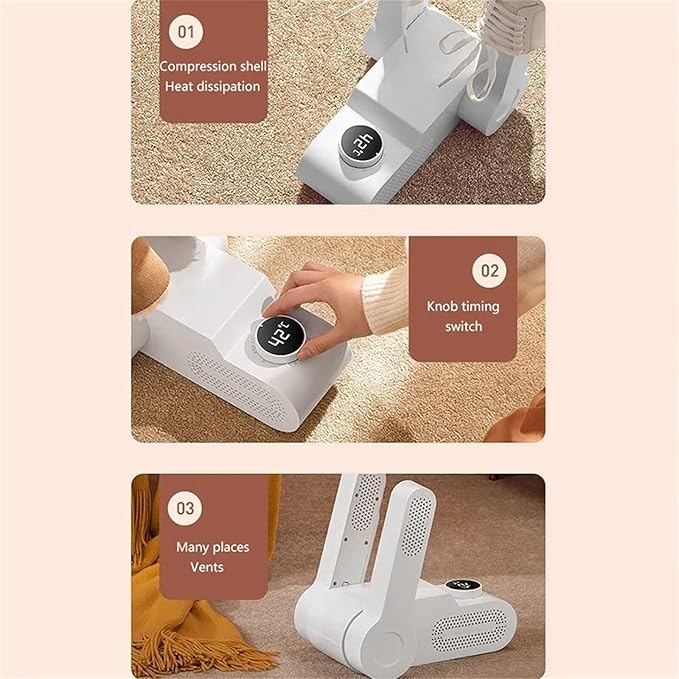 Calentador Secador de Zapatos Portátil – Zapatos Secos, Cómodos y Libres de Mal Olor!