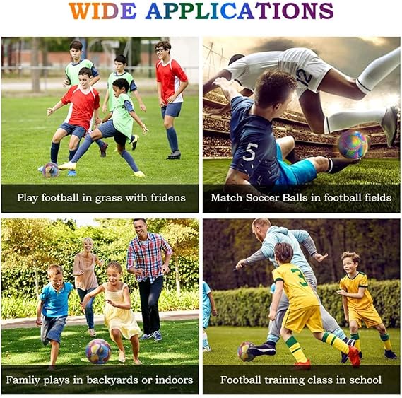 Balón de Fútbol Holográfico Luminoso – Brilla en Cada Partido